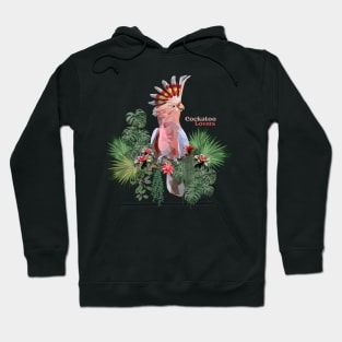 Polygonal Illustration Cockatoo bird. Hoodie